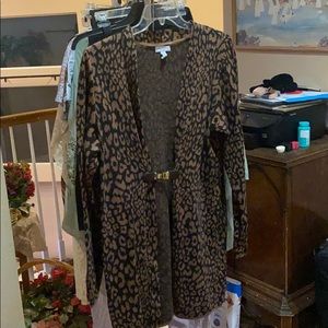 Cheetah long cardigan!